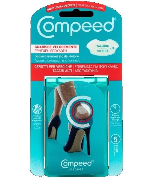 perrigo Compeed cerotti vesciche tacchi alti 5 pezzi