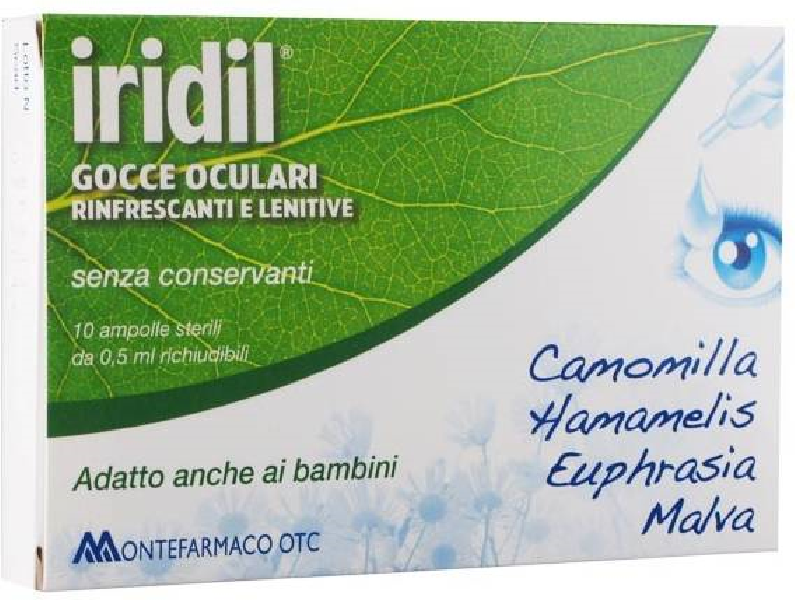 Montefarmaco Iridil gocce oculari 10 monodose