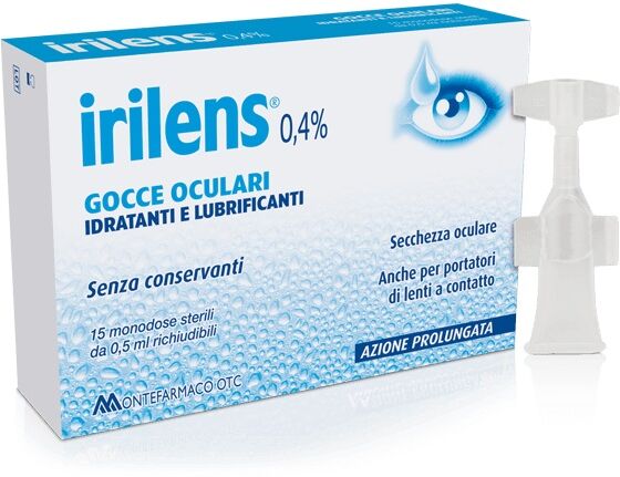 Montefarmaco Irilens Gocce Oculari Idratanti e Lubrificanti 15 monodose