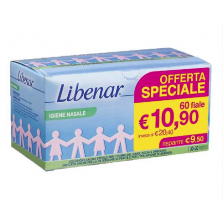 unither_pharmaceuticals Libenar Soluzione Fisiologica 60 flaconcini da 5 ml