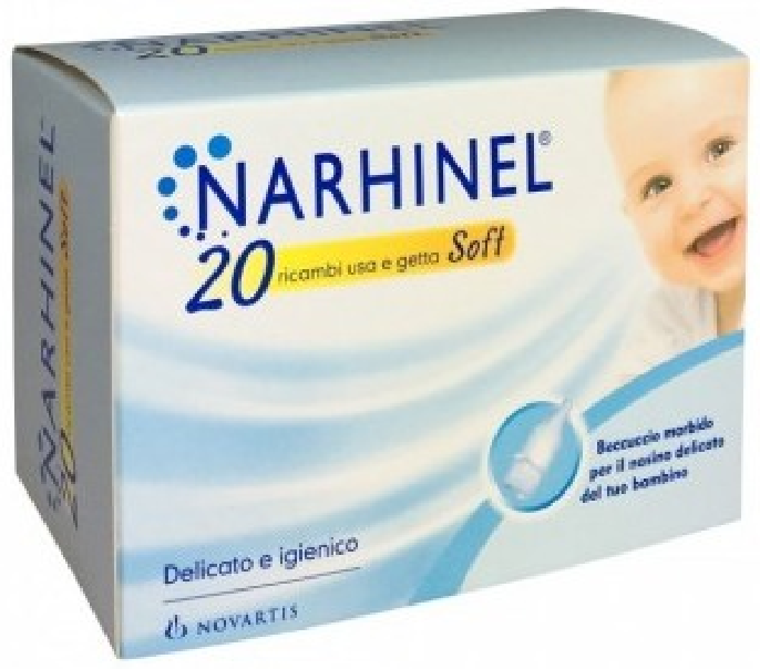 Novartis Narhinel 20 ricambi usa e getta soft