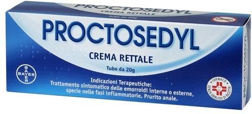 Bayer Proctosedyl crema rettale emorroidi 20g