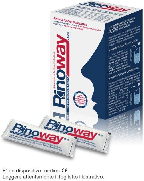 Envicon Medical Rinoway sali isotonici 60 bustine