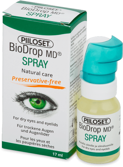 Piiloset Biodrop MD spray 17 ml