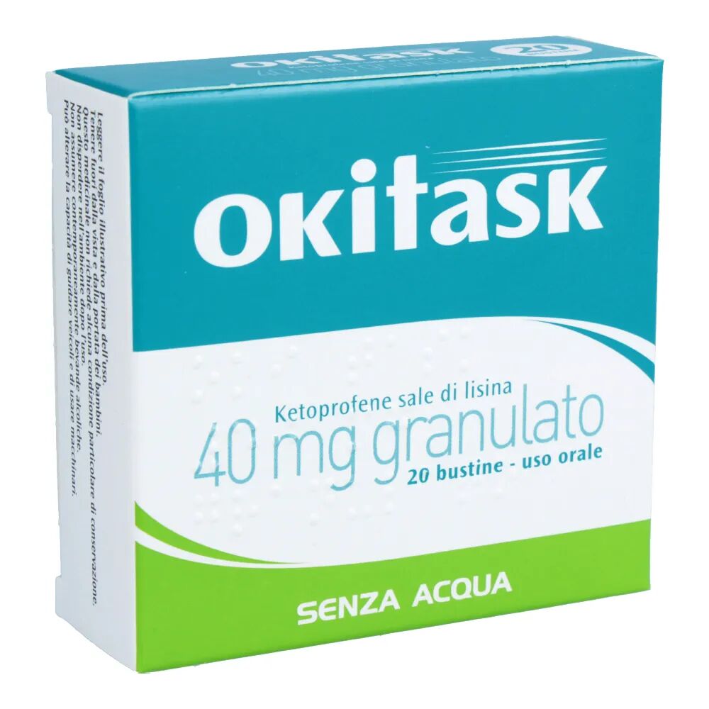 Oki task 40 mg Ketoprofene Sale di Lisina 20 Bustine