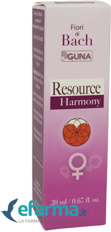 Guna Fiori Di Bach Resource Harmony Armonia Femminile Gocce 20 Ml