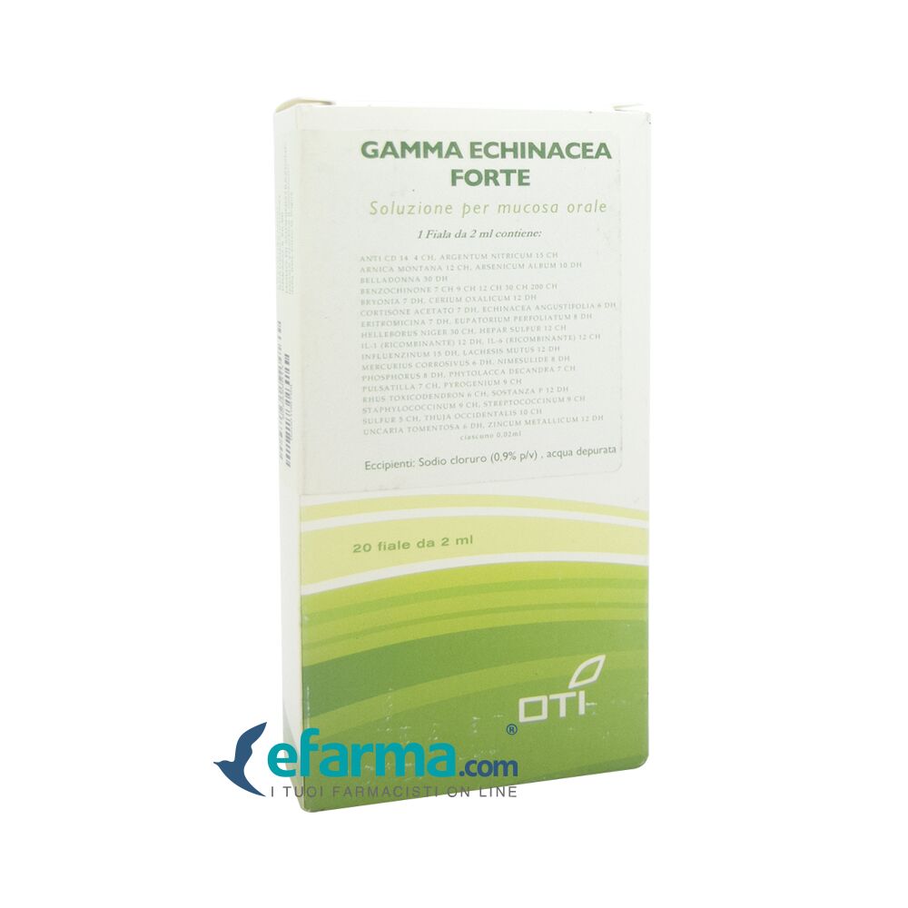 Oti Gamma Echinacea Forte Medicinale Omeopatico 20 Fiale 2 ml