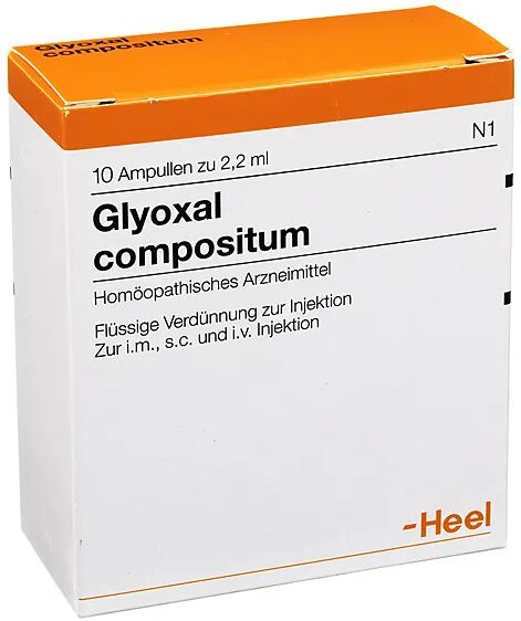 Guna Heel Glyoxal Compositum Medicinale Omeopatico 10 Fiale