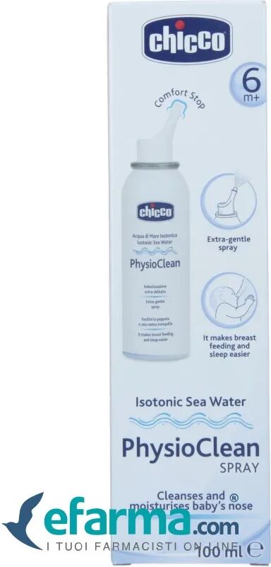 Chicco Physioclean Acqua Di Mare Isotonica Spray 100ml