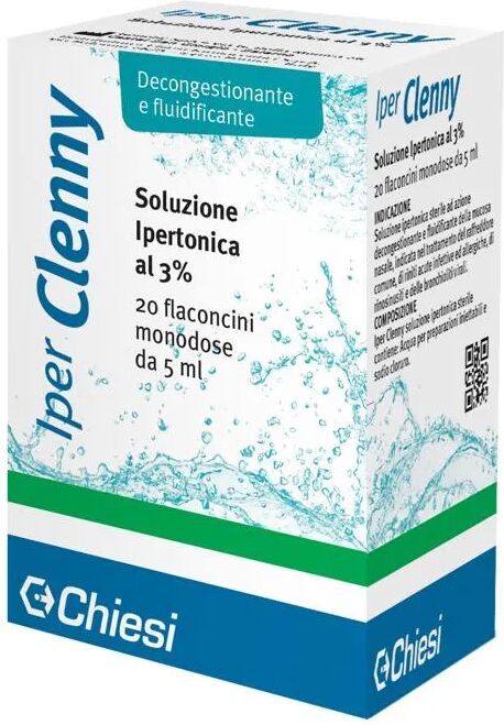 Clenny Iper 20 Flaconcini Monodose Soluzione Ipertonica 5 ml