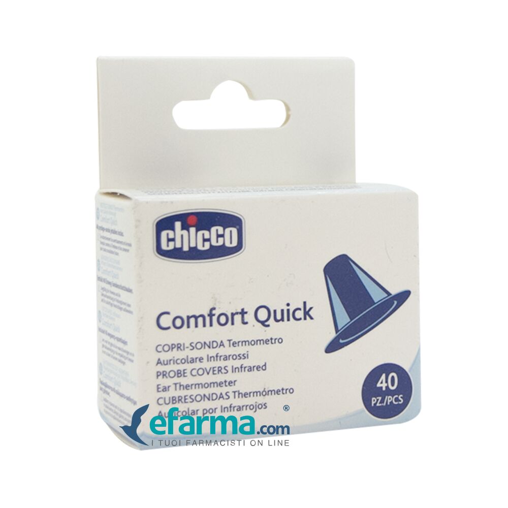 Chicco Copri Sonda Auricolare Comfort Quick 40 Pezzi