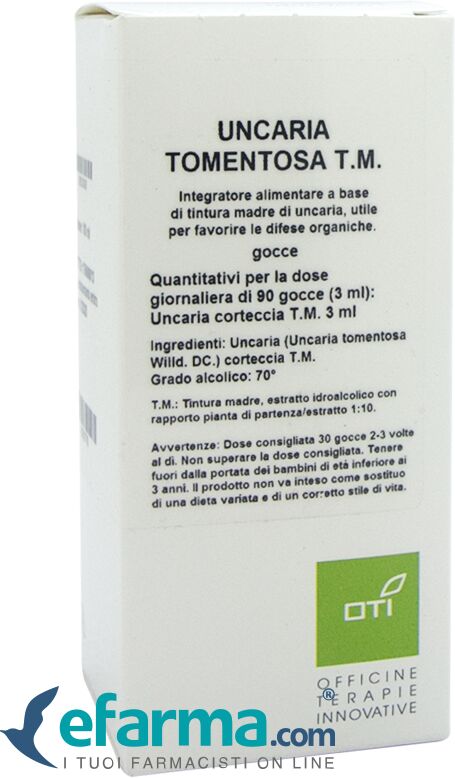 Oti Uncaria Tormentosa Tintura Madre Gocce 100 ml