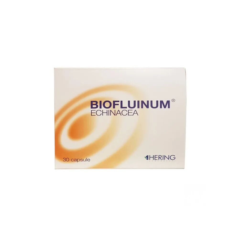 HERING Biofluinum Echinacea Medicinale Omeopatico per Stati Influenzali 30 Capsule