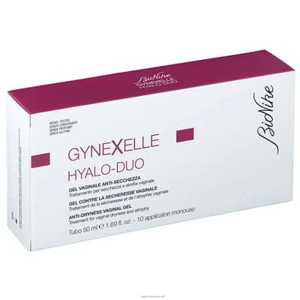 Bionike Gynexelle hyalo-duo Gel per Secchezza Vaginale Tubo 50ml