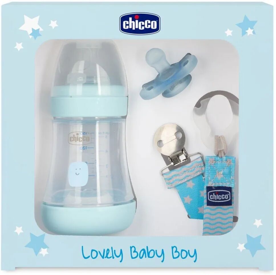 Chicco Cofanetto Nascita Biberon Benessere Azzurro Per Bambino