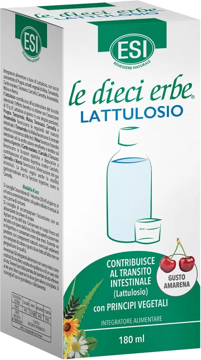 Esi Le Dieci Erbe Lattulosio Integratore Benessere Intestinale 180 ml