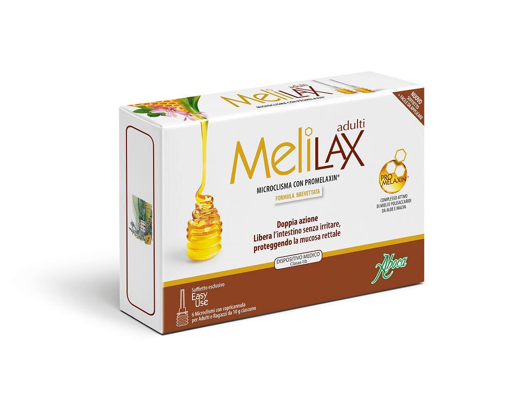 Aboca Melilax Adulti Microclisma Evacuativo 6 Pezzi