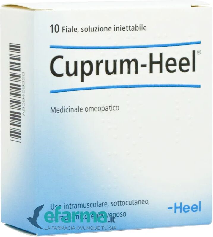 Guna -Heel Cuprum Soluzione Iniettabile Medicinale Omeopatico 10 Fiale