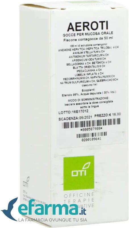 Oti Gamma Aer Rimedio Omeopatico Antinfiammatorio Gocce 50 ml