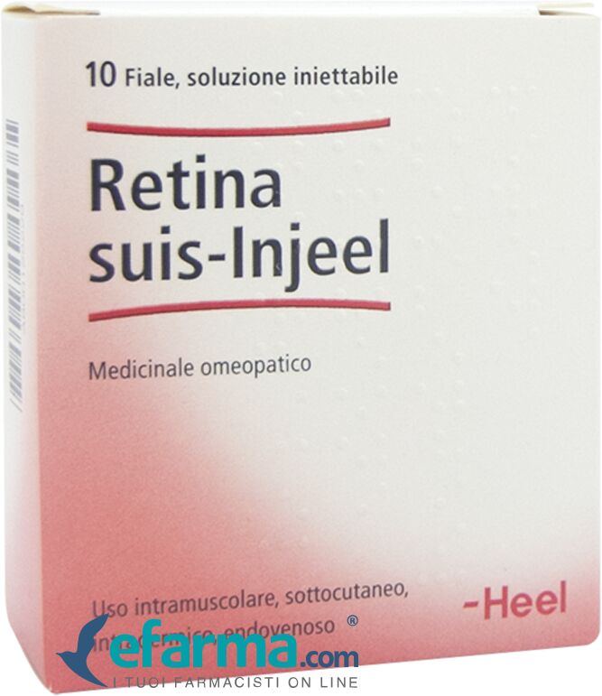 Guna -Heel Retina Suis-Injeel Soluzione Omeopatica Iniettabile 10 Fiale