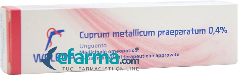 Weleda Cuprum Metallicum Preparatum 0,4% Pomata Benessere Gambe 23 g