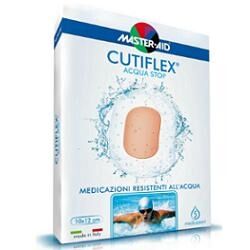 Pietrasanta Pharma Spa Medicazione autoadesiva trasparente impermeabile master-aid cutiflex 10,5x20