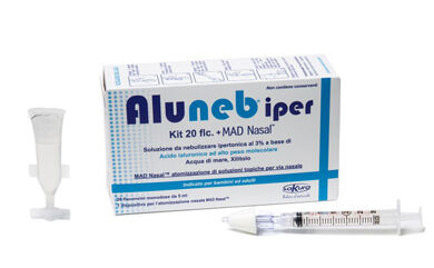 Sakura Aluneb soluzione ipertonica kit 20 flaconcini+mad nasal