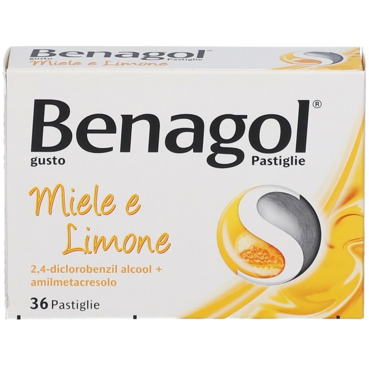 Gola Benagol Pastiglie Miele e Limone Antisettico Cavo Orale 36 Pastiglie
