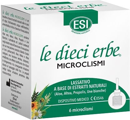 ESI le dieci erbe microclismi 6 pezzi