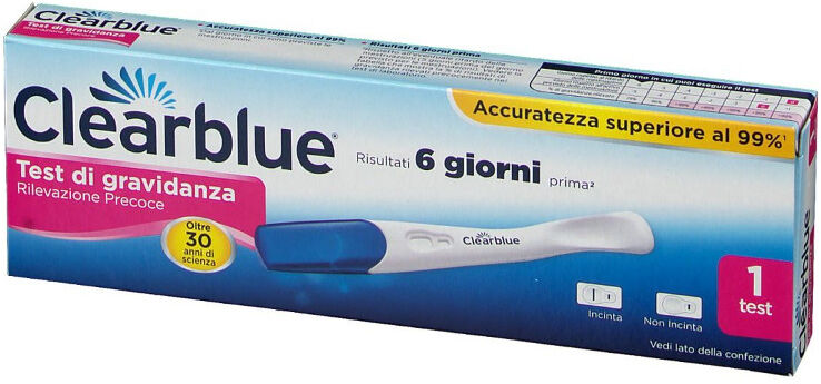 clearblue test di gravidanza rilevazione precoce 1 test