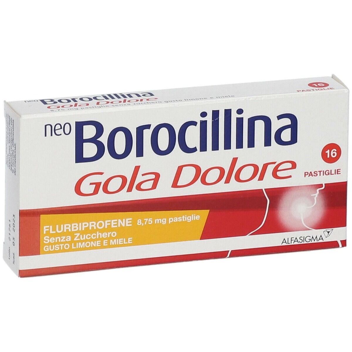 Gola 16 Pastiglie 8,75mg Limone Miele Senza Zucchero