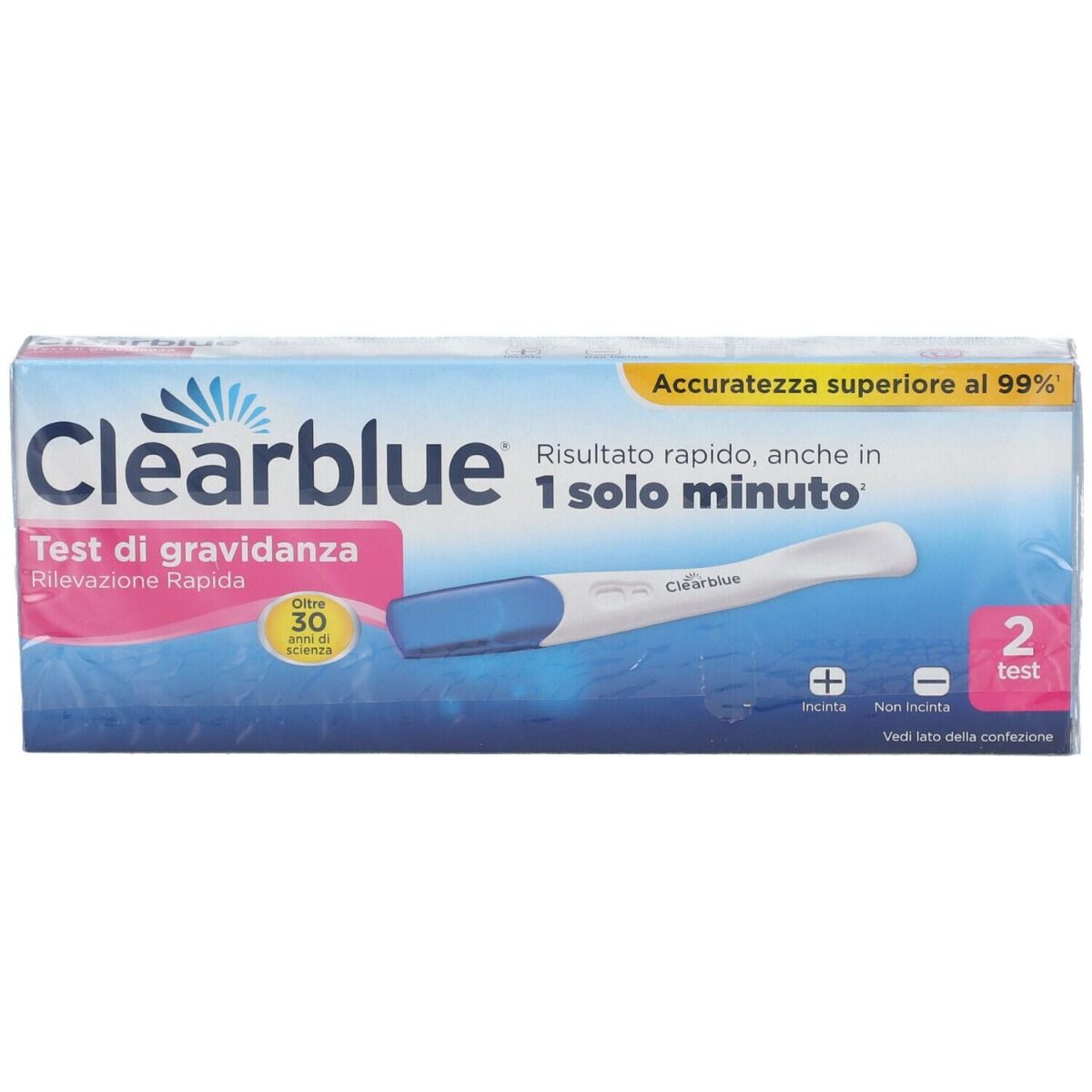 clearblue test di gravidanza rilevazione rapida 2 test