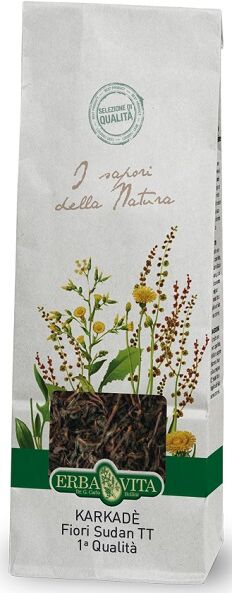 Erba Vita Karkade' taglio tisana prima qualita' fiori 100 g