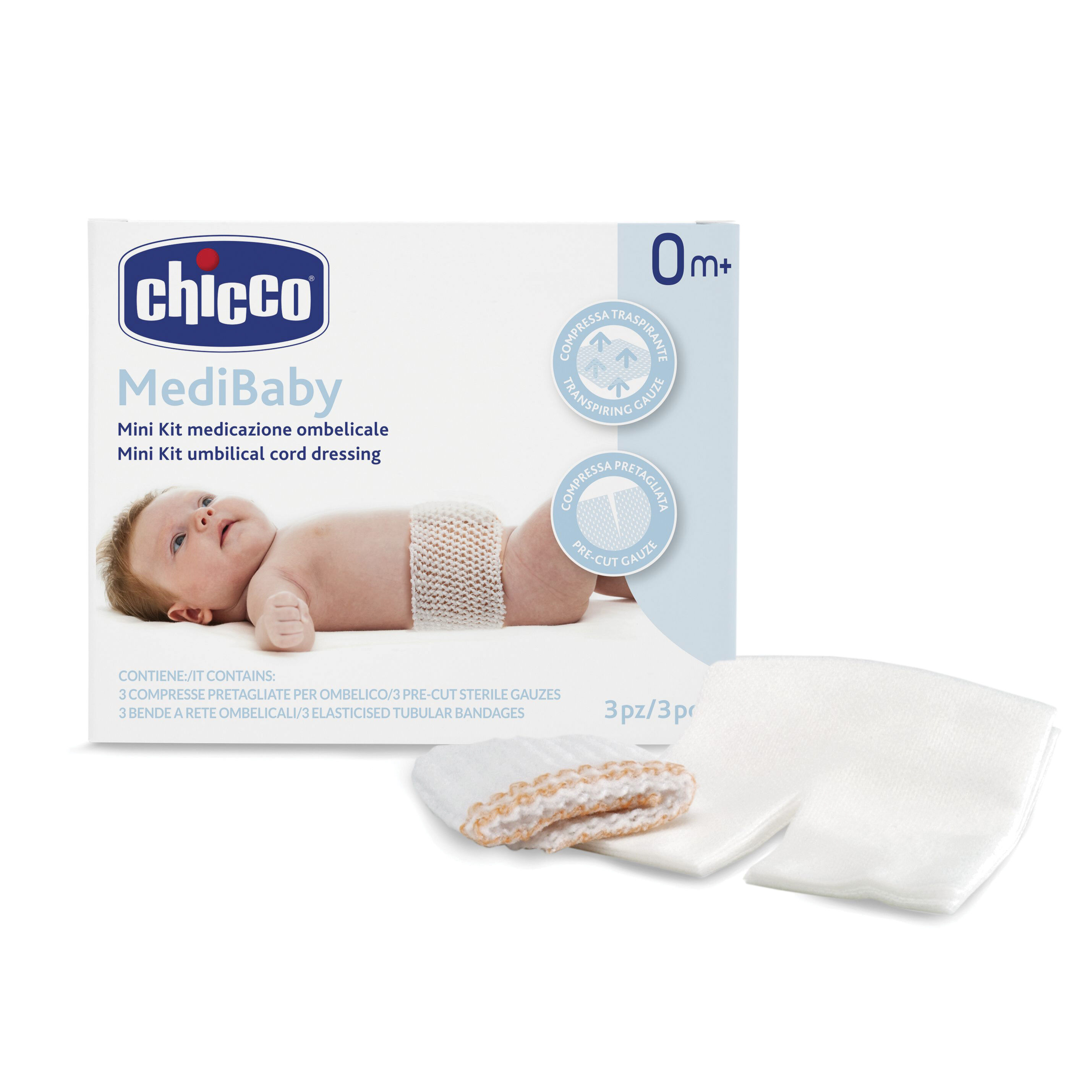 Chicco mini kit medicazione ombelicale