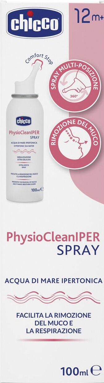 Chicco physioclean soluzione ipertonica spray 100 ml