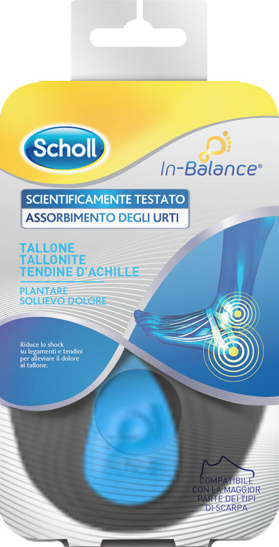 Scholl plantare tallone s 2 pezzi