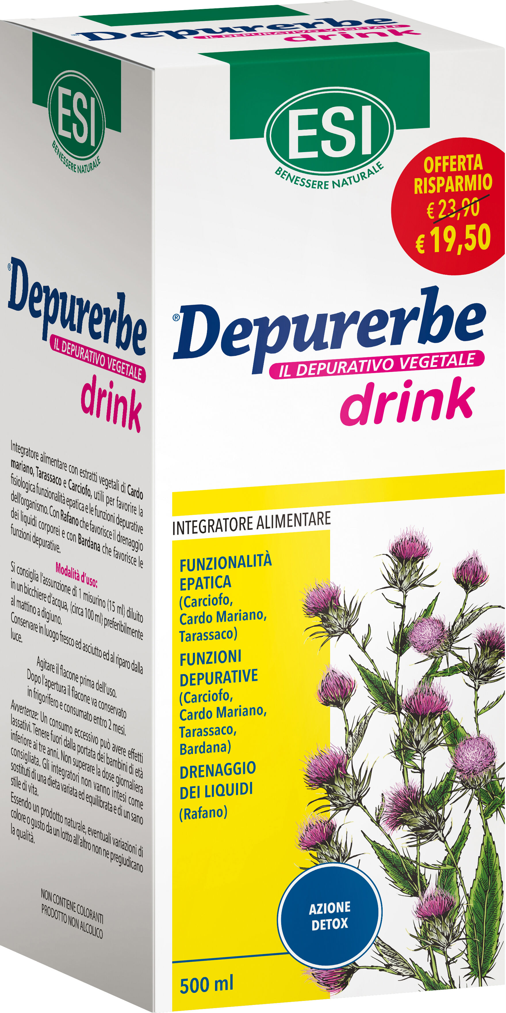 ESI depurerbe drink 500 ml