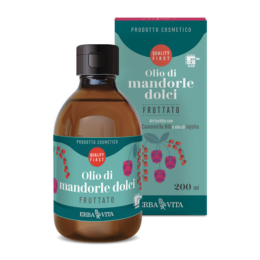 Erba Vita OLIO MANDORLE DOLCI PROF FRUTTATO 200 ML