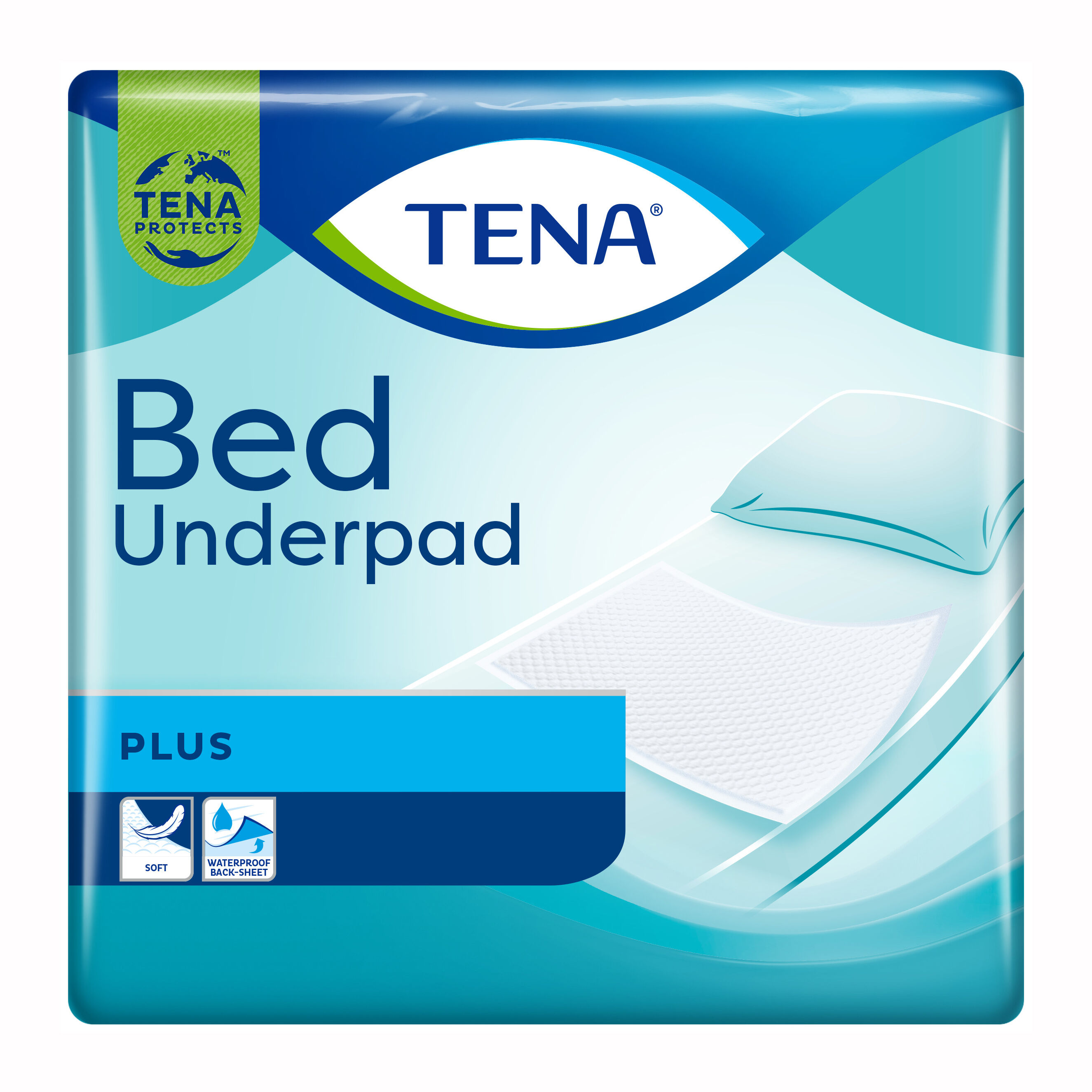 TENA Traversa per incontinenza bed plus assorbente monouso 60x90 cm 20 pezzi