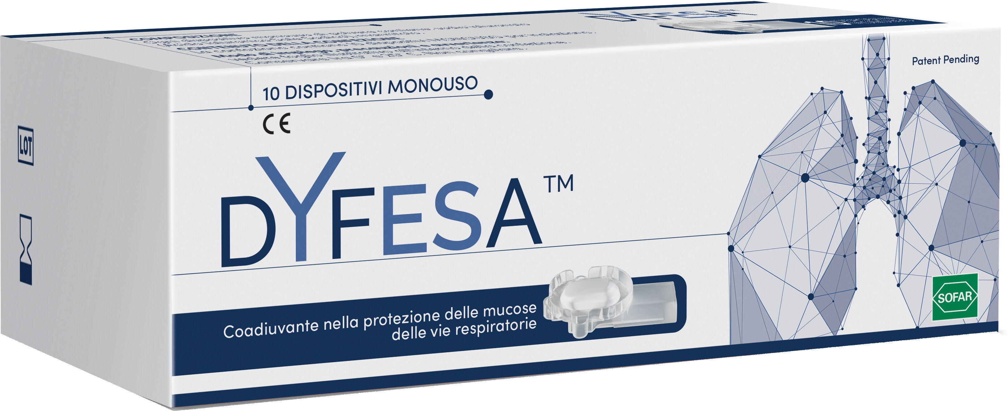 Sofar Dyfesa 10 dispositivi monouso per inalazione