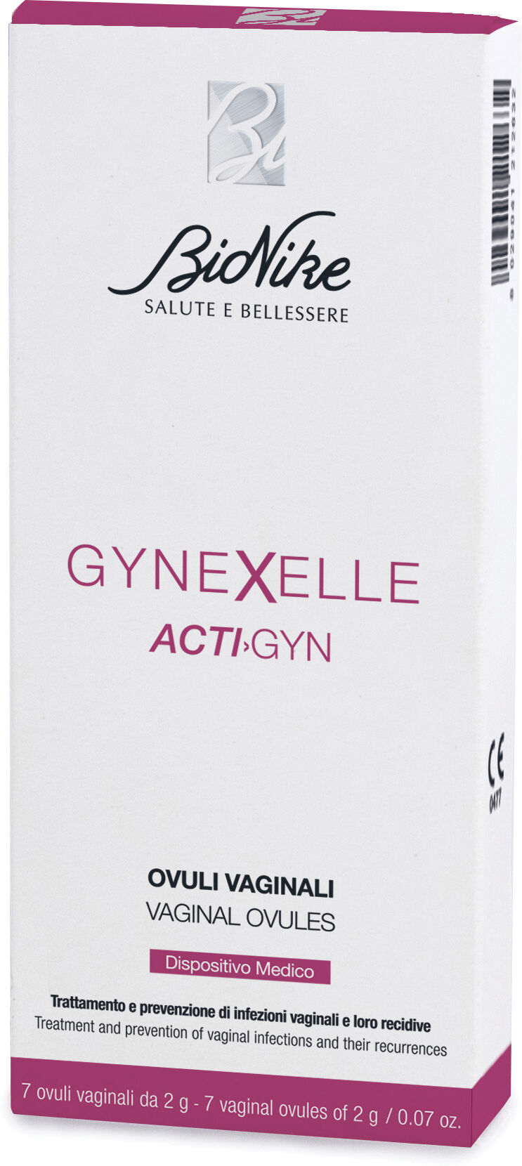 Bionike Gynexelle acti-gyn 7 ovuli