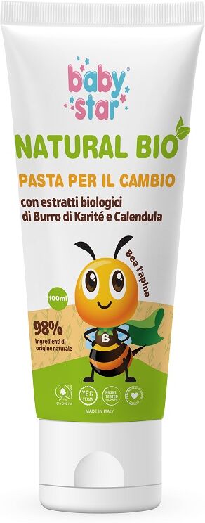 babystar pasta cambio protettiva natural bio 100 ml