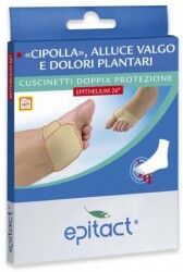 Epitact Cuscinetti doppia protezione alluce valgo e dolori plantari taglia m 1paio