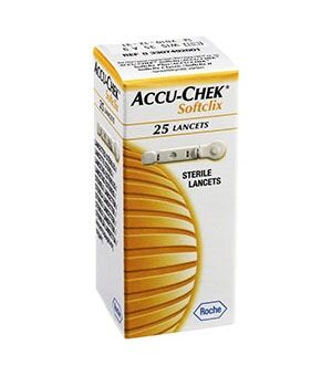 Accu-Chek Linea Controllo Glicemia SoftClix 25 Lancette Pungidito