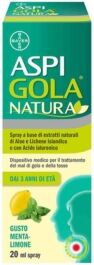 Bayer Linea Gola Sana Aspi Gola Natura Spray Menta/Limone 20 ml