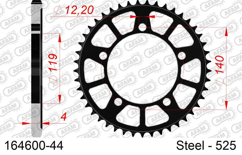 AFAM Corona standard in acciaio 164600 - 525