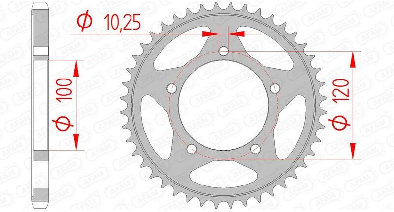 AFAM Corona standard in acciaio 35802 - 525