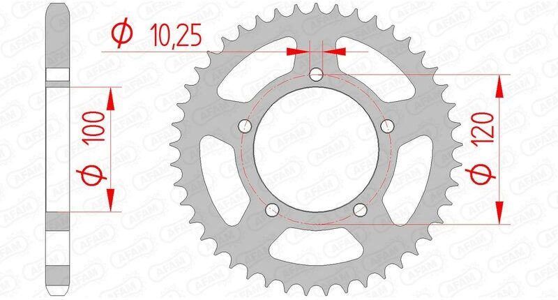 AFAM Corona standard in acciaio 35800 - 525