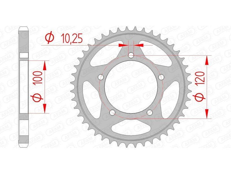 AFAM Corona standard in acciaio 35802 - 525