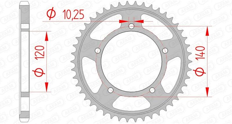 AFAM Corona standard in acciaio 14604 - 525